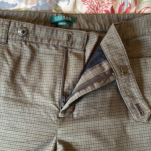 RALPH LAUREN Size 14 Plaid Cotton Stretch Academic Equestrian Preppy ADELLE NEW - Picture 11 of 16